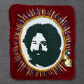 Dolly Parton Portrait Patch — Hand-Embroidered on Red Velvet