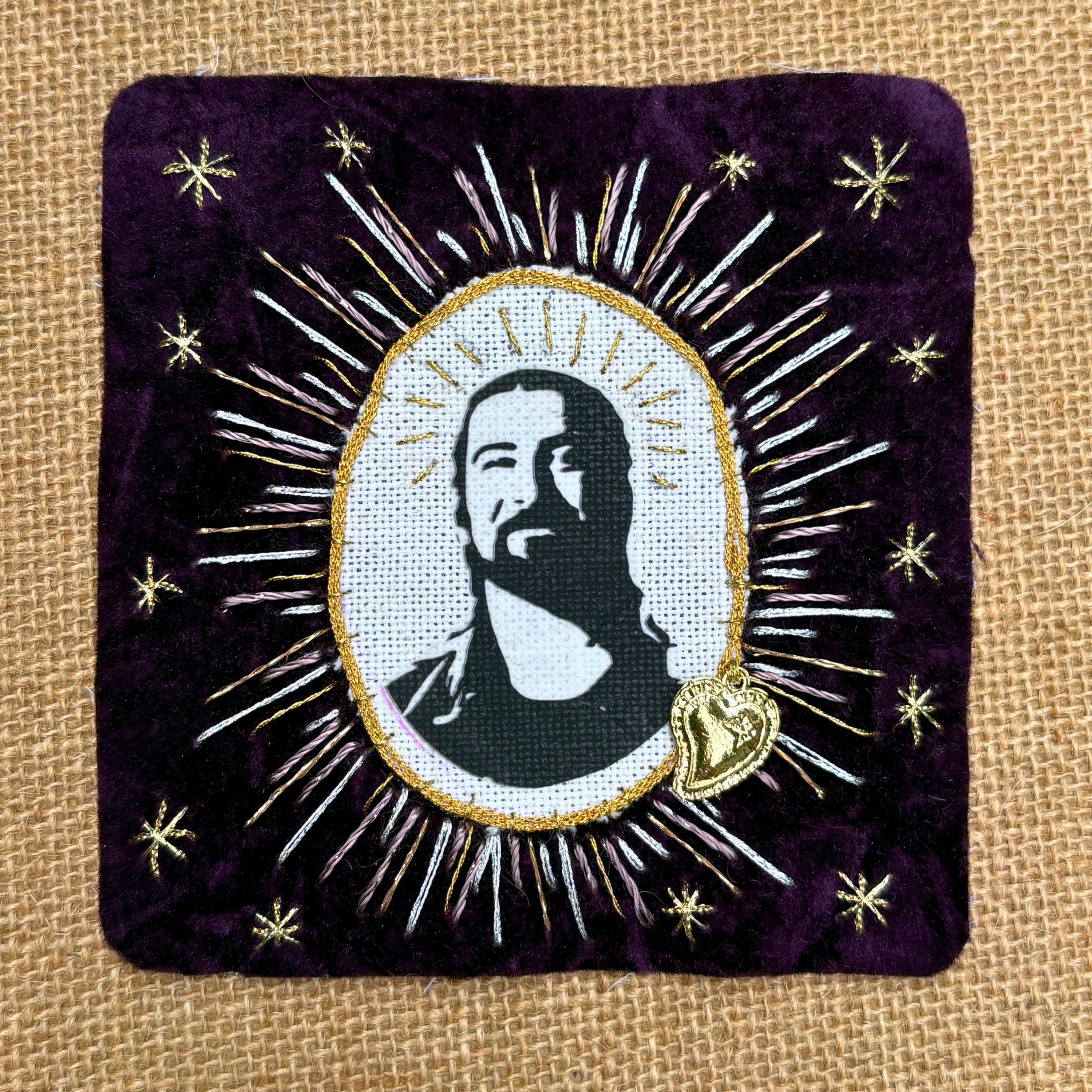 Noah Kahan Patch, Hand-Embroidered Velvet Sew-On Folk Music Patch for Battle Jackets