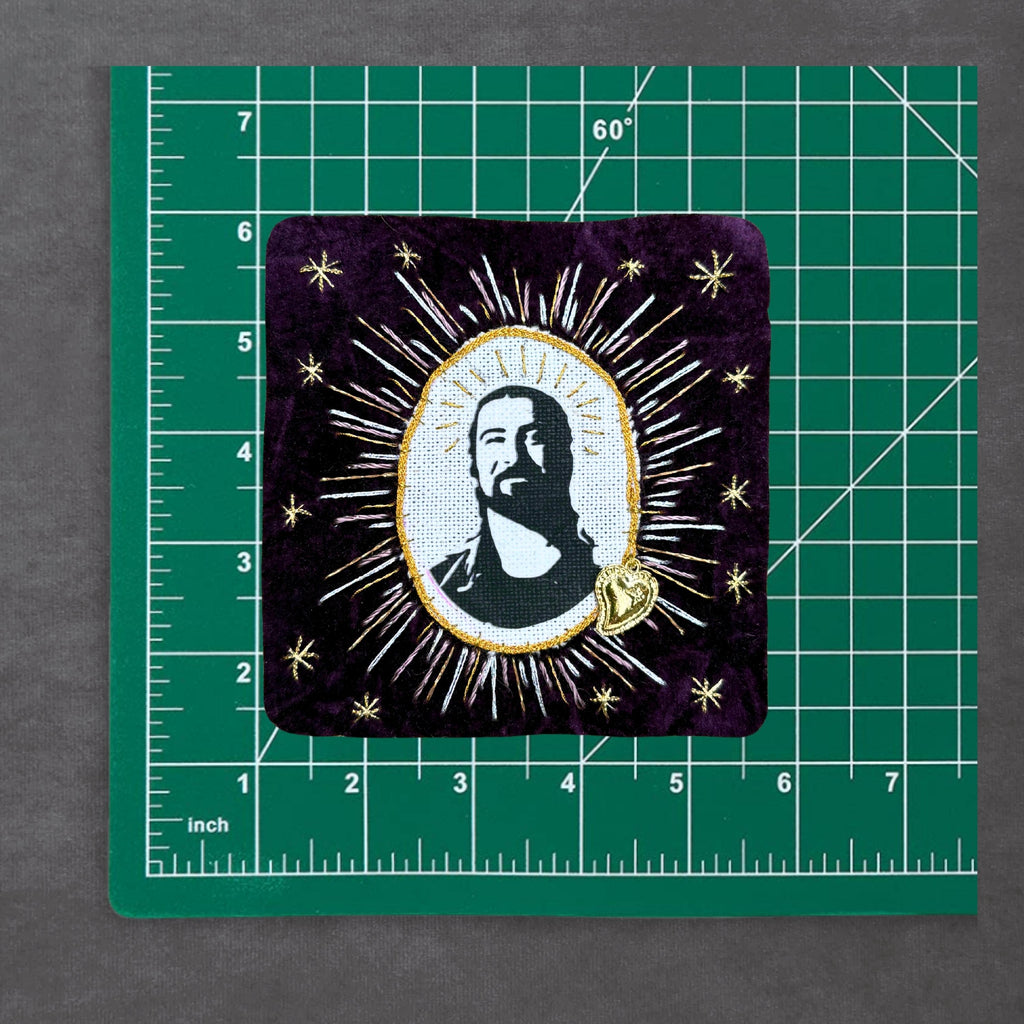 Noah Kahan Patch, Hand-Embroidered Velvet Sew-On Folk Music Patch for Battle Jackets