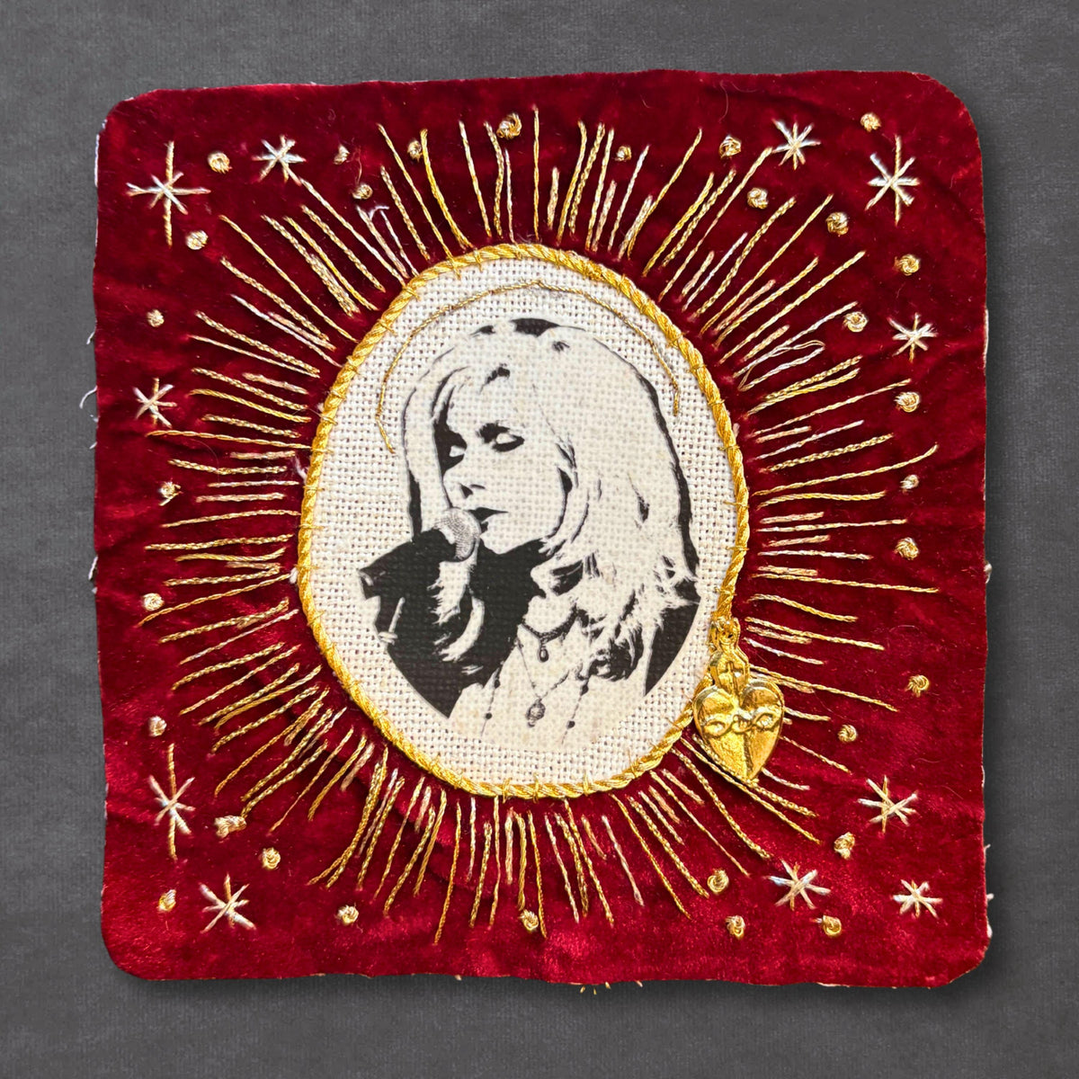 Emmylou Harris Patch, Country Music Patch, Velvet Sew On music lover gifts for record lovers