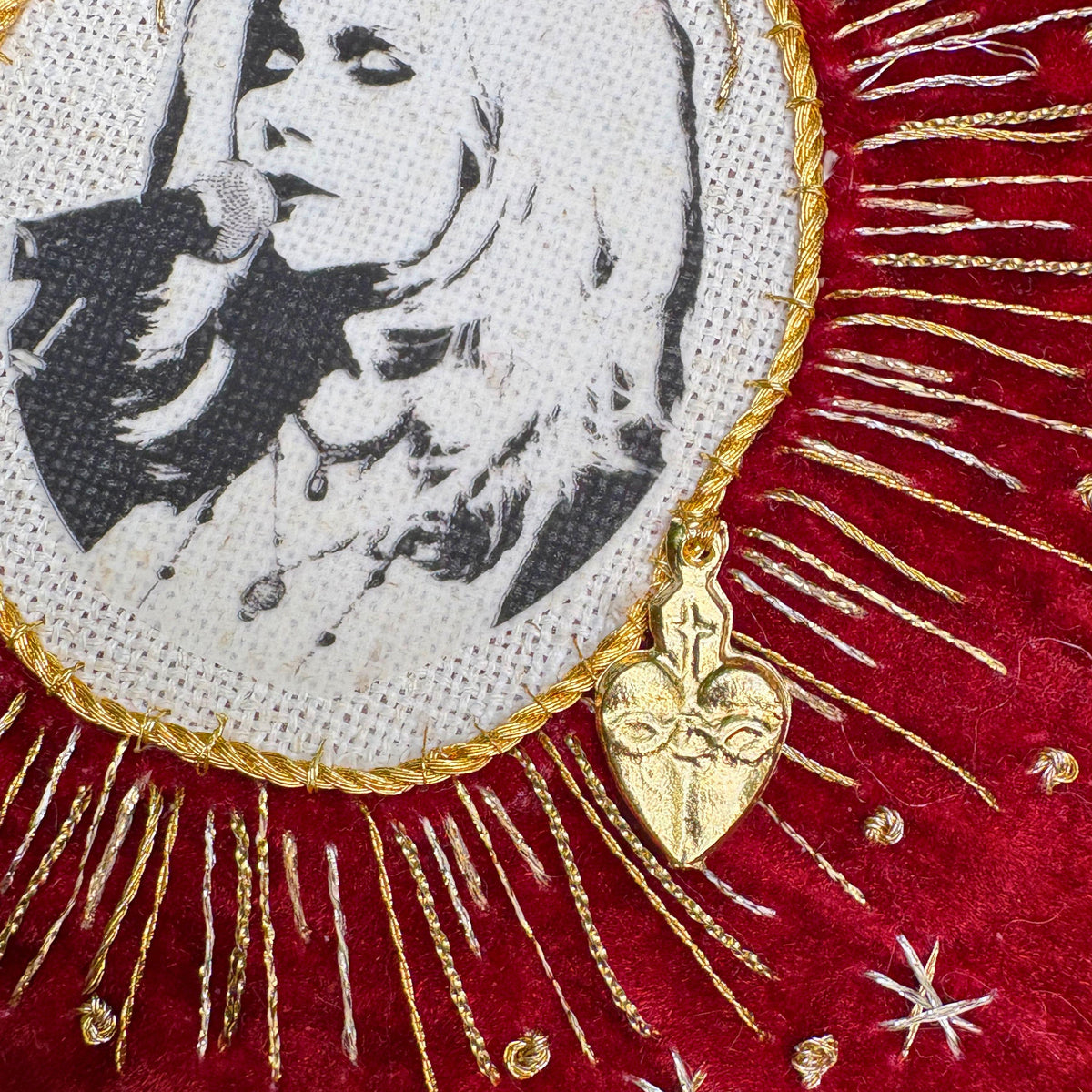 Emmylou Harris Patch, Country Music Patch, Velvet Sew On music lover gifts for record lovers
