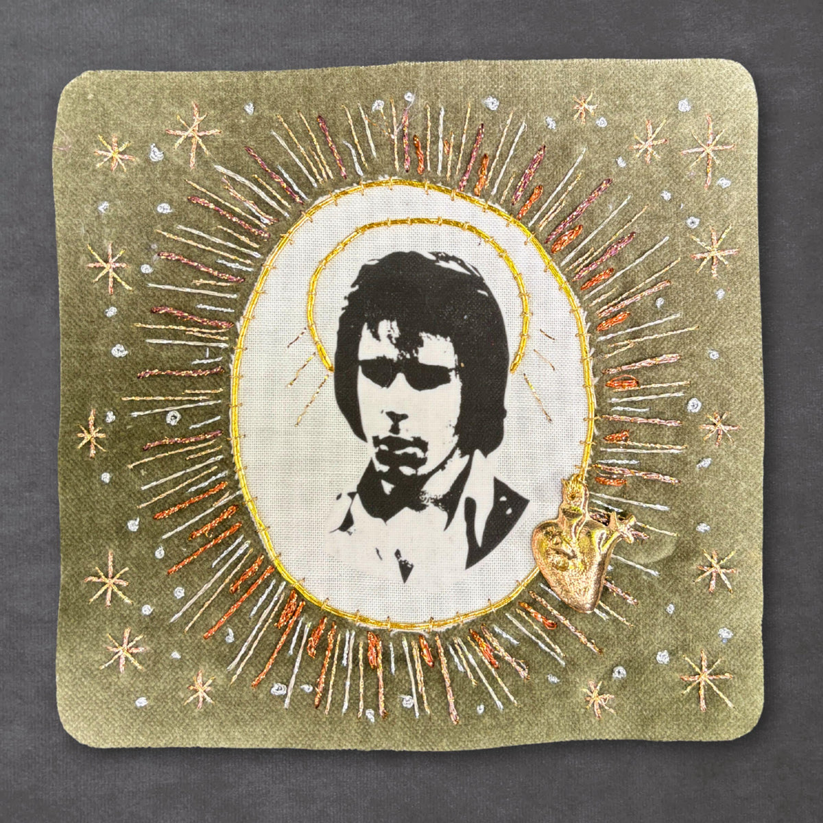Bob Weir Patch, Grateful Dead Patches. Hand Embroidered, Velvet  Sew On Patches. Music Lover Gifts for Record Lovers.