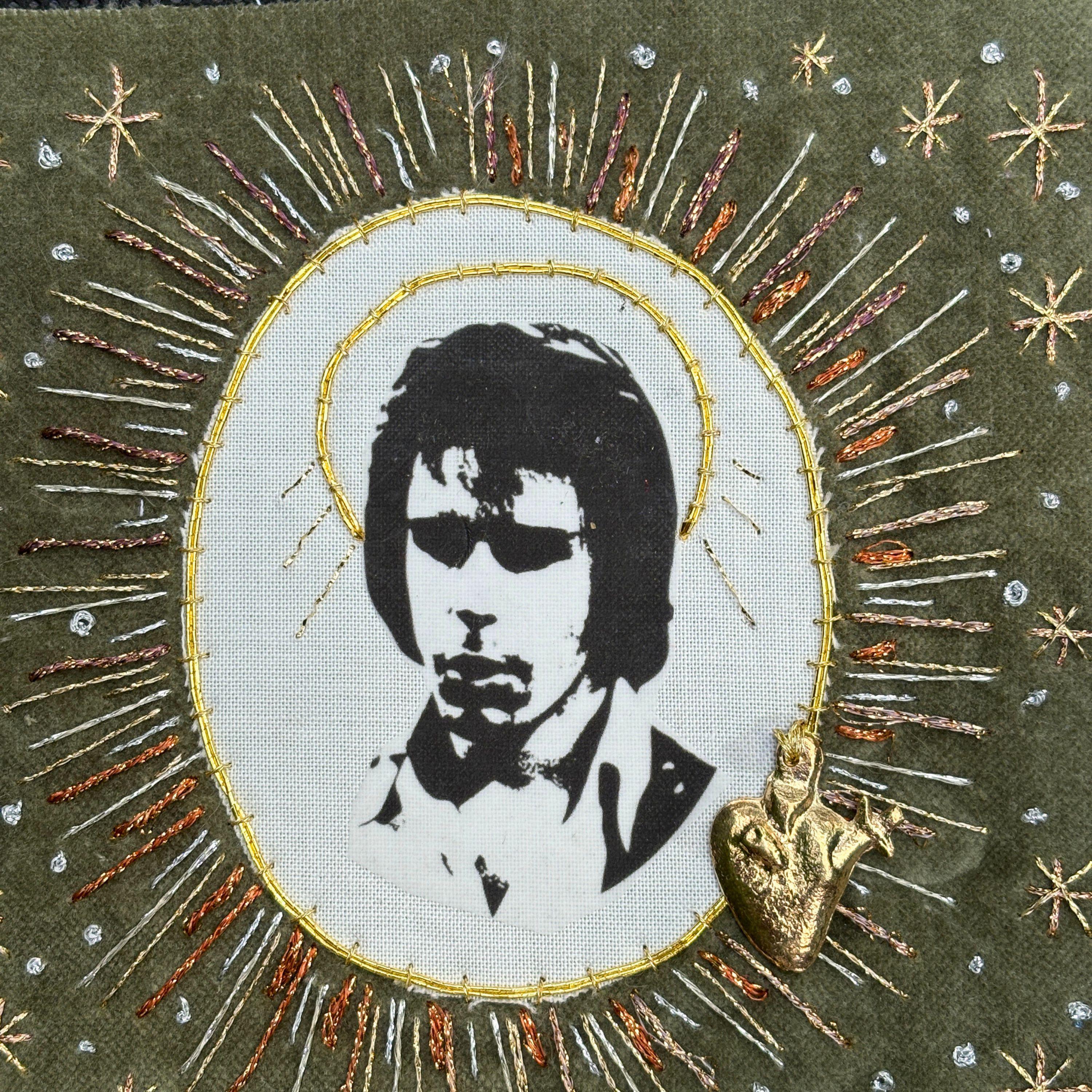 Bob Weir Patch, Grateful Dead Patches. Hand Embroidered, Velvet  Sew On Patches. Music Lover Gifts for Record Lovers.