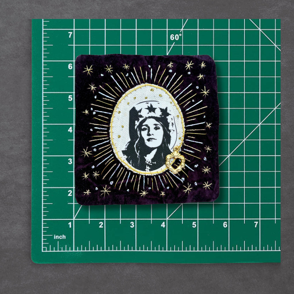 Sierra Ferrell Patch, Hand Embroidered Velvet Sew-On Patch, Music Lover Gift for Record Lovers
