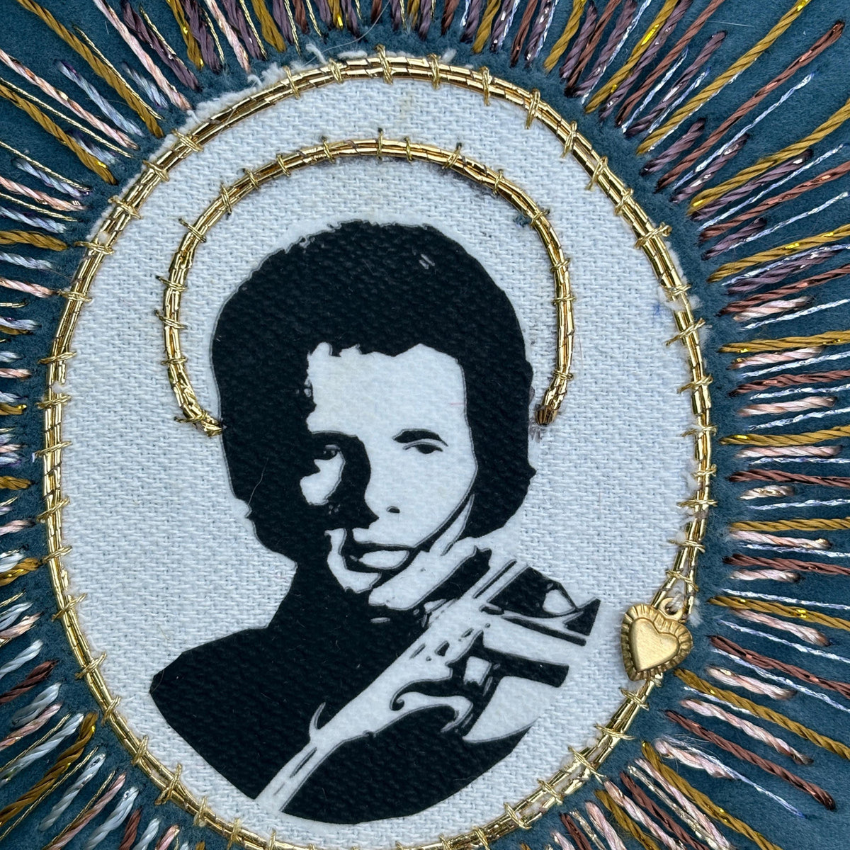 Merle Patch, Outlaw Country Western Sew On, Velvet Music Patches. Music Lover Gifts for Record Lovers