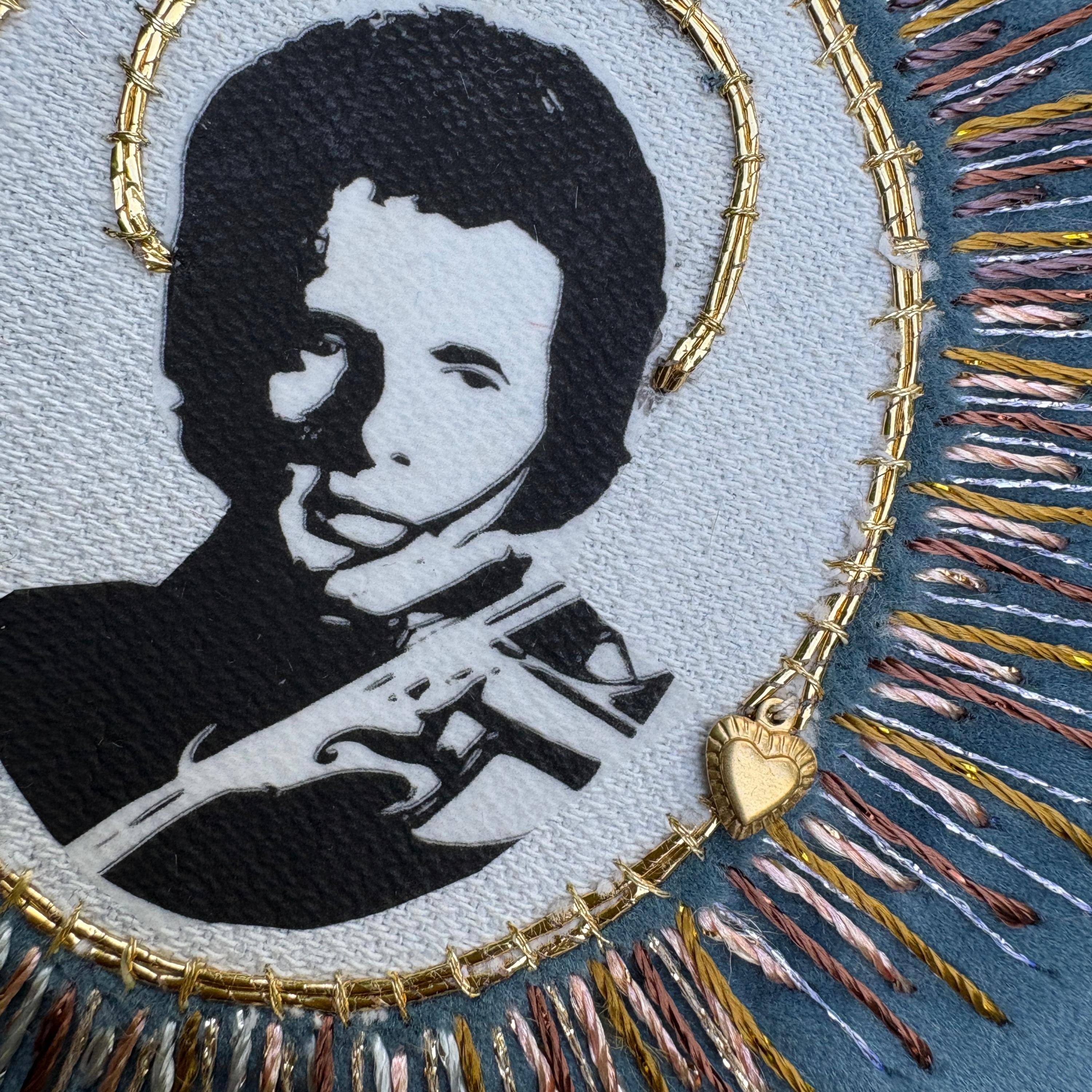 Merle Patch, Outlaw Country Western Sew On, Velvet Music Patches. Music Lover Gifts for Record Lovers