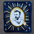 Lucero Patch. Hand Embroidered, Velvet Sew On Battle Jacket Patches. Music Lover Gifts for Record Lovers