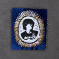 Alt Country Patch Hand Embroidered, Blue Velvet Sew On Patch For Battle Jacket. Music Lover Gifts for Record Lovers