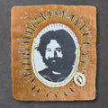 Jerry Garcia Patch, Hand Embroidered Velvet Grateful Dead Sew On Patch for Battle Jackets. Music Lover Gifts for Record Lovers