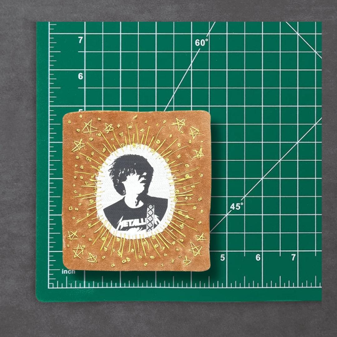 Ryan Adams Patch. Hand Embroidered, Velvet Sew On Patch for Alt Country battle Jackets. Music Lover Gifts for Record Lovers.